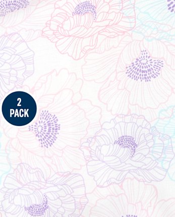 Baby And Toddler Girls Print Everyday Dress 2-Pack