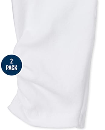 Lot de 2 leggings bébé fille