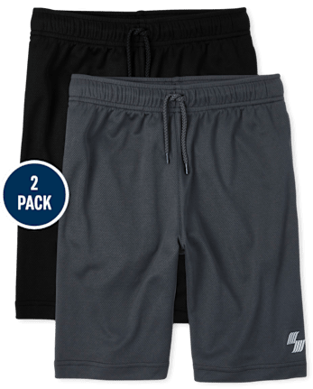 Boys PLACE Sport Mesh Knit Performance Basketball Shorts 2 Pack MULTI The Children s Place