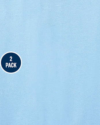 Kids Uniform Soft Pique Polo 2-Pack