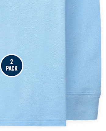 Kids Uniform Soft Pique Polo 2-Pack
