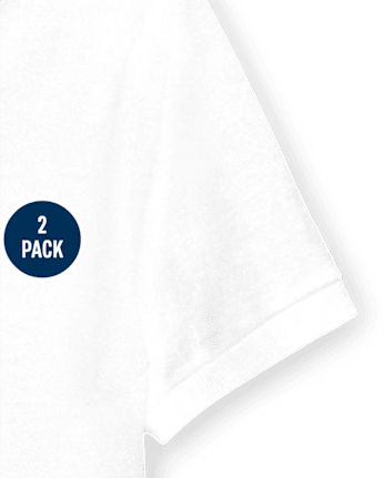 Kids Uniform Soft Pique Polo 2-Pack