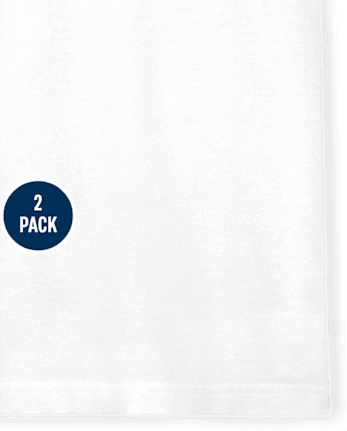 Lot de 2 polos uniformes en piqué pour garçon