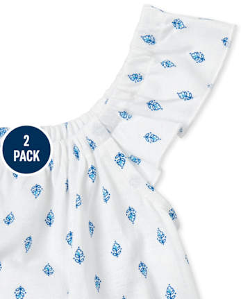 Baby Girls Floral Romper 2-Pack