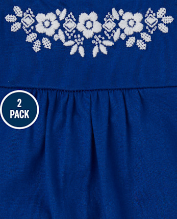 Baby Girls Floral Romper 2-Pack