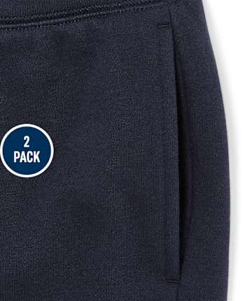 Ensemble de 2 pantalons de jogging en molleton Active Uniform pour garçons