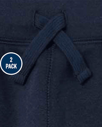 Ensemble de 2 pantalons de jogging en molleton Active Uniform pour garçons