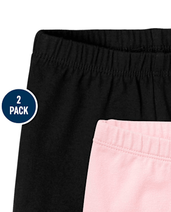 Toddler Girls Cartwheel Shorts 2-Pack