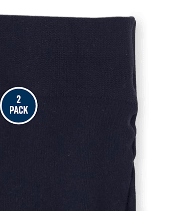 Baby And Toddler Girls Microfiber Tights 2-Pack