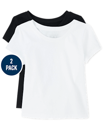 Toddler Girls Tee Shirt 2-Pack