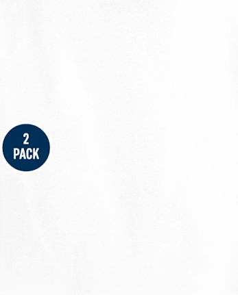 Lot de 2 polos uniformes en piqué à volants pour fille