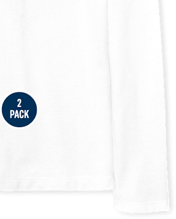 Lot de 2 polos uniformes en piqué pour fille