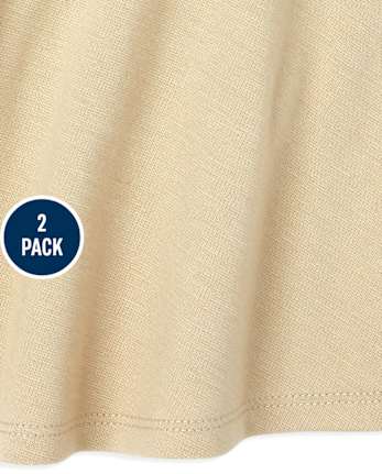 Uniforme para niñas Ponte Knit Skort paquete de 2