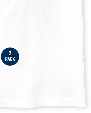 Polo de piqué de uniforme para niña, paquete de 2