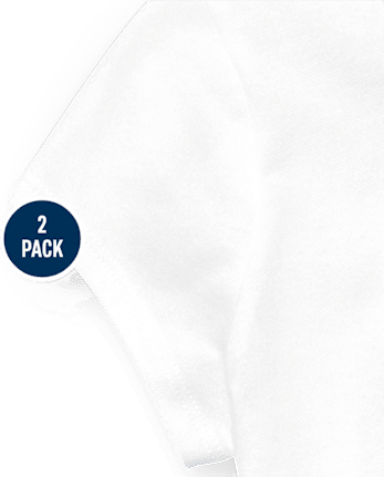 Polo de piqué de uniforme para niña, paquete de 2