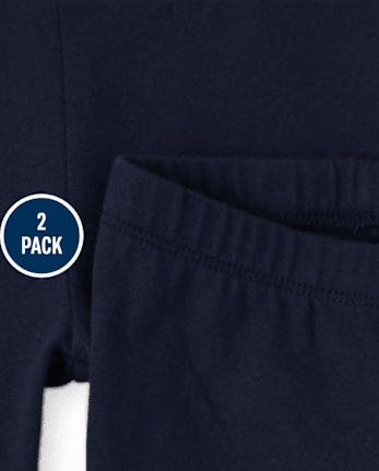 Girls Leggings 2-Pack