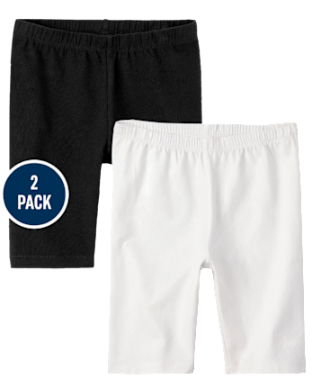 Girls Bike Shorts 2-Pack