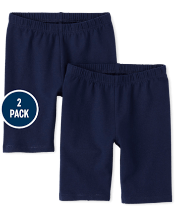 Girls Bike Shorts 2-Pack