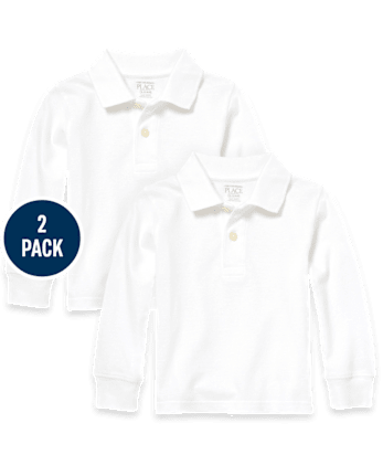 Baby And Toddler Uniform Pique Polo 2-Pack