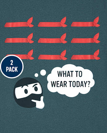Boys Sarcasm Graphic Tee 2-Pack