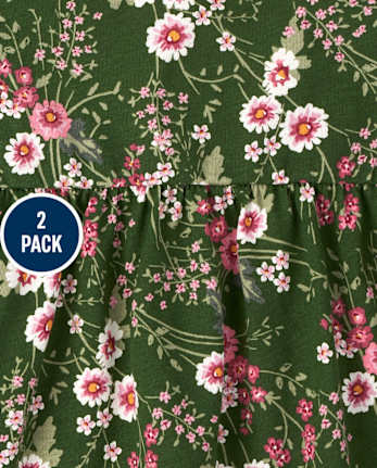 Toddler Girls Flutter Top 2-Pack