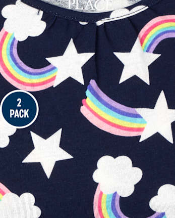 Toddler Girls Print Everyday Dress 2-Pack - TIDAL