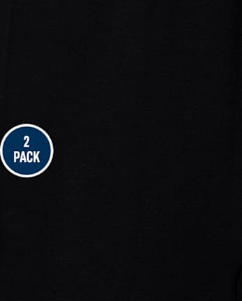 Leggings con forro polar para niñas, paquete de 2