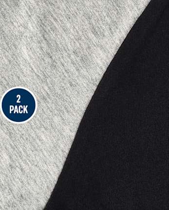 Baby And Toddler Boys Raglan Top 2-Pack