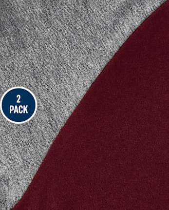 Paquete de 2 tops raglán para bebés y niños pequeños