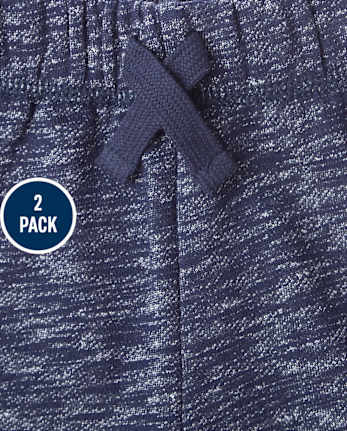 Baby And Toddler Boys Active Fleece Jogger Pants 2-Pack