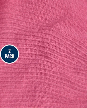 Pack de 2 bralettes con purpurina para niña