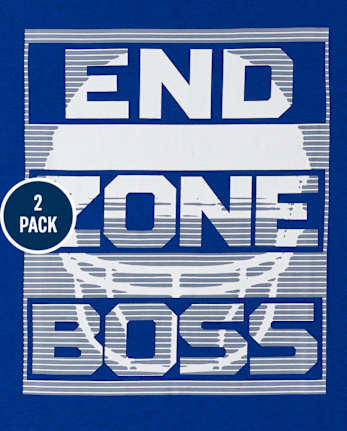 Boys Football Graphic Tee 2-Pack