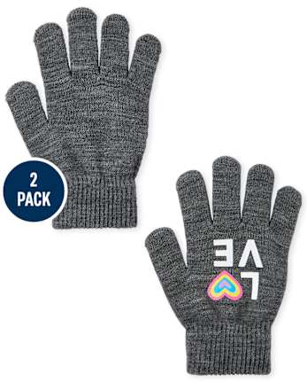 Paquete de 2 guantes para enviar mensajes de texto a Girls Love