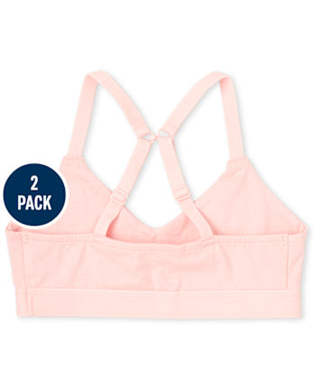 Bralette para niñas, paquete de 2