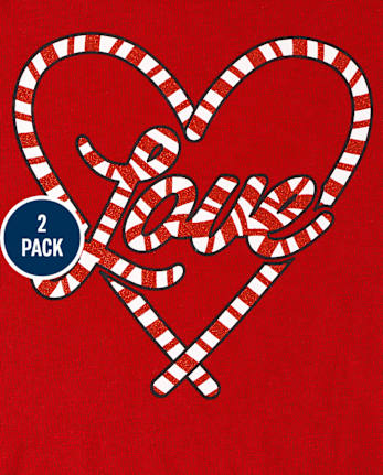 Toddler Girls Winter Top 2-Pack