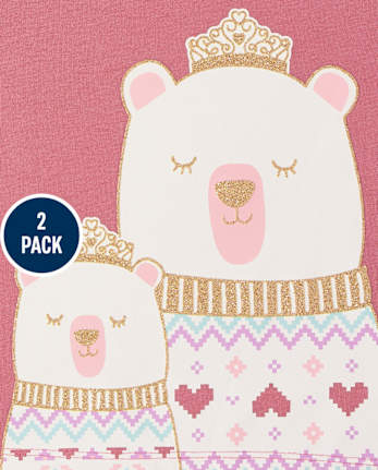 Toddler Girls Winter Top 2-Pack