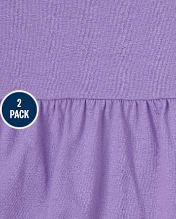 Toddler Girls Print Tunic Top 2-Pack