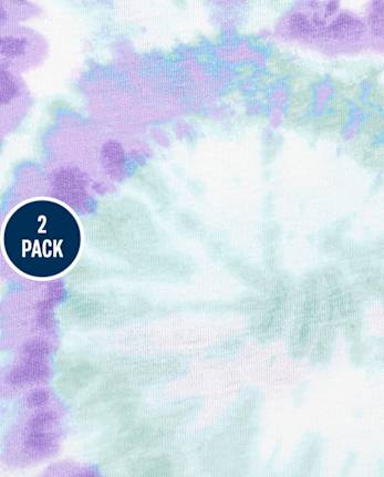 Pack de 2 vestidos skater estampados para niñas