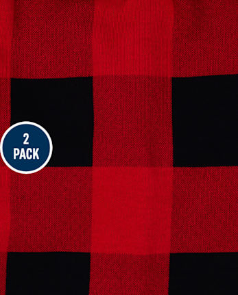 Baby Boys Buffalo Plaid Pants 2-Pack