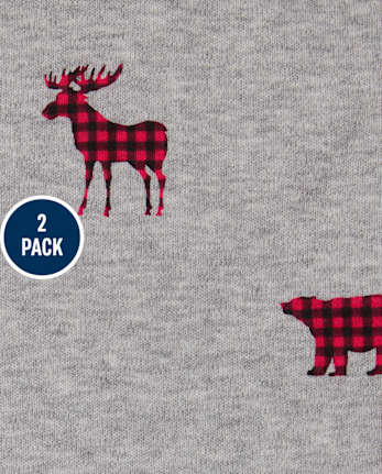 Baby Boys Buffalo Plaid Pants 2-Pack