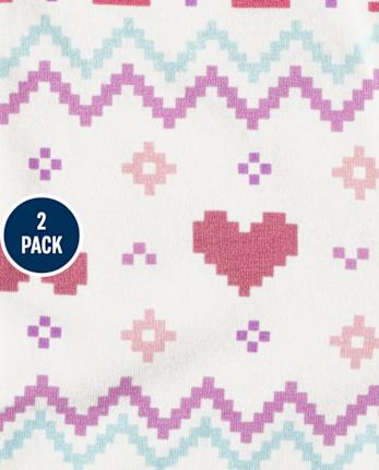 Toddler Girls Print Leggings 2-Pack