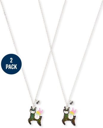 Best Friends Heart Mood Pendant Necklaces (2 Pack) | Claire's US