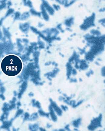 Paquete de 2 tops con efecto tie dye para niños