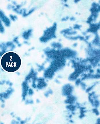 Lot de 2 hauts tie-dye pour bébés et tout-petits garçons