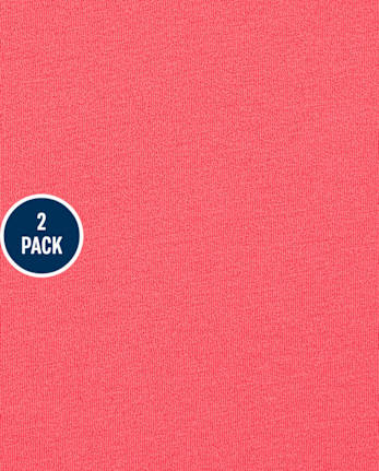Pack de 2 vestidos skater para bebés y niñas pequeñas