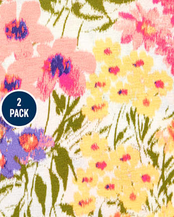 Pack de 2 vestidos skater para bebés y niñas pequeñas