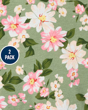 2-Pack Baby And Toddler Girls Print Everyday Dress