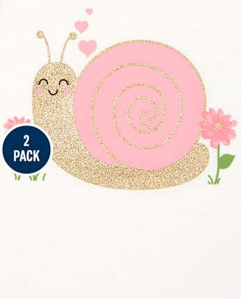 Lot de 2 débardeurs à motif animal pour petites filles