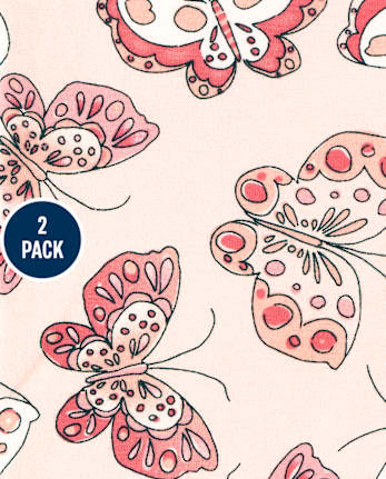 Toddler Girls Print Leggings 2-Pack