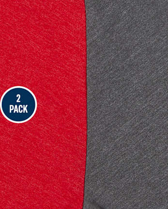 Pack de 2 tops raglán de camuflaje para bebés y niños pequeños